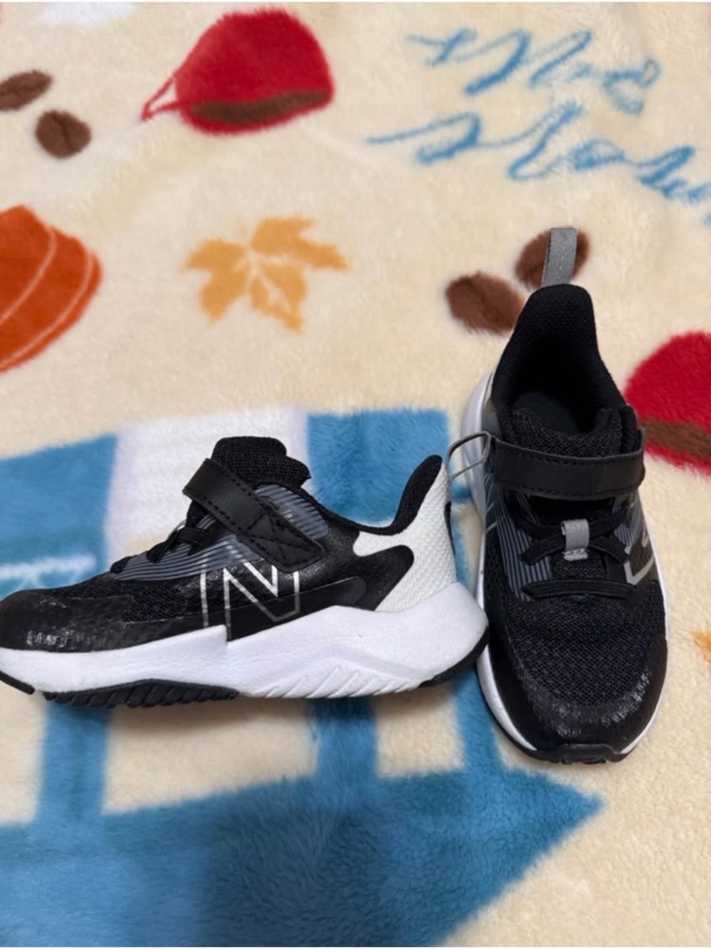 New Balance Black and White toddler sneakers